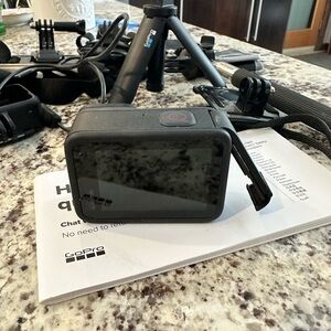 GoPro Hero 10 Black Action Camera with Tripod and Mount Accessories